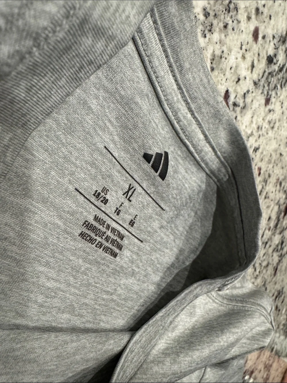 adidas Grey Short-Sleeve Tee with Multi-Sport Graphic